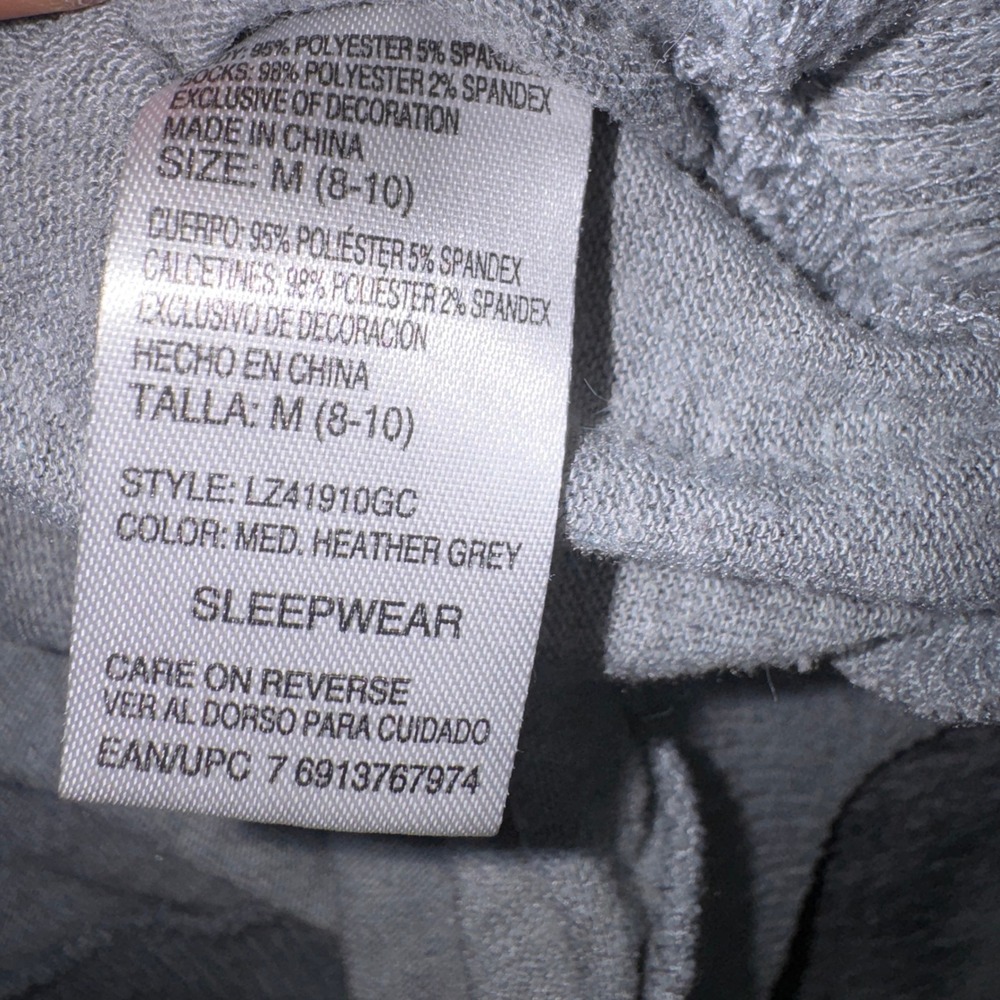 Disney Nightmare Before Christmas Creepy Crew Sleep Shirt Grey Medium LZ41910GC - Picture 5 of 10